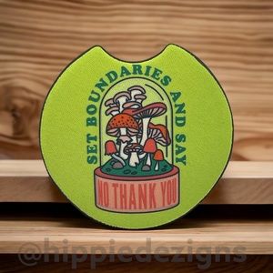 Set Boundaries Car Coasters 2 Pack